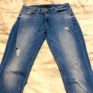 Paint Splatter Express Legging Jeans